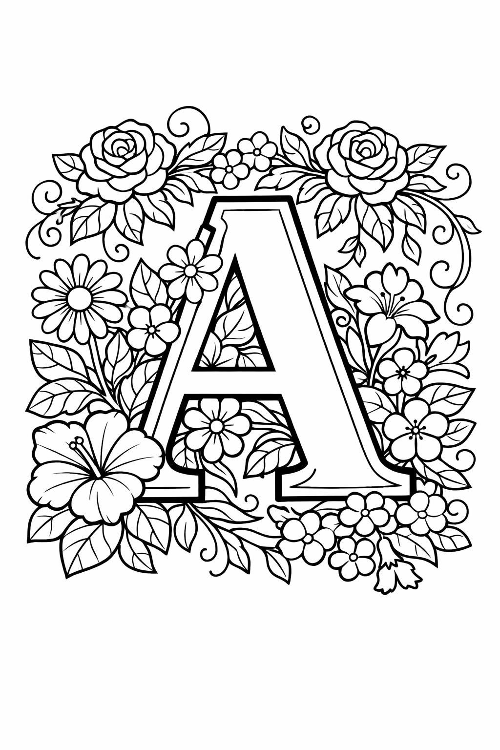 flower coloring pages for adults | flower coloring pages printable | spring flower coloring pages for adults