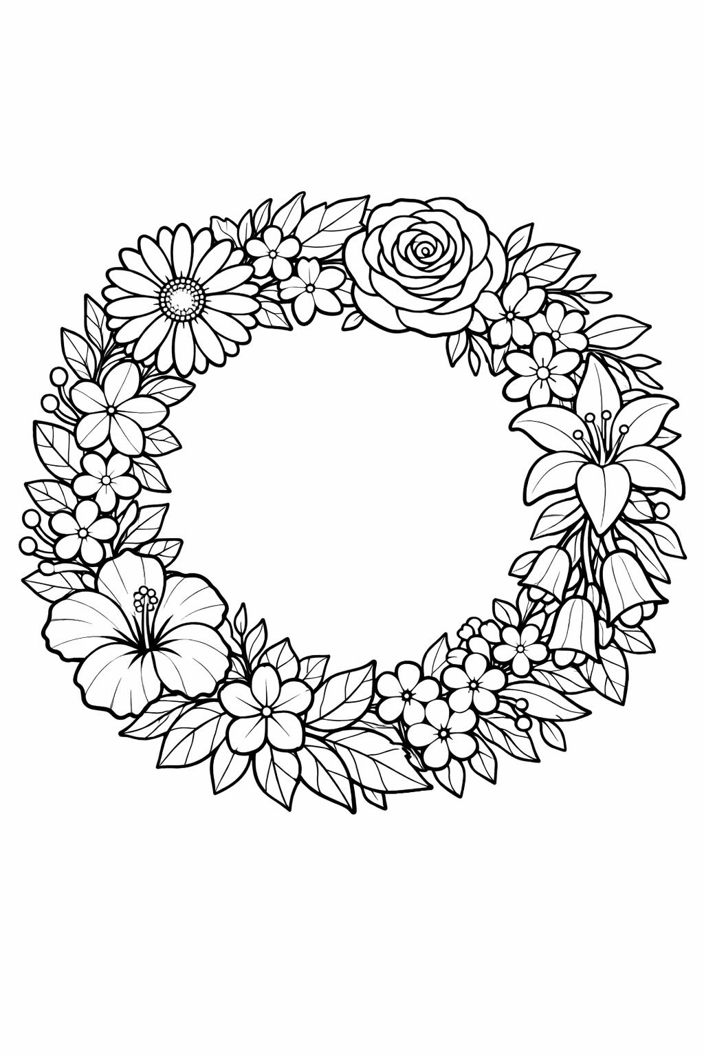 flower coloring pages for adults | flower coloring pages printable | spring flower coloring pages for adults