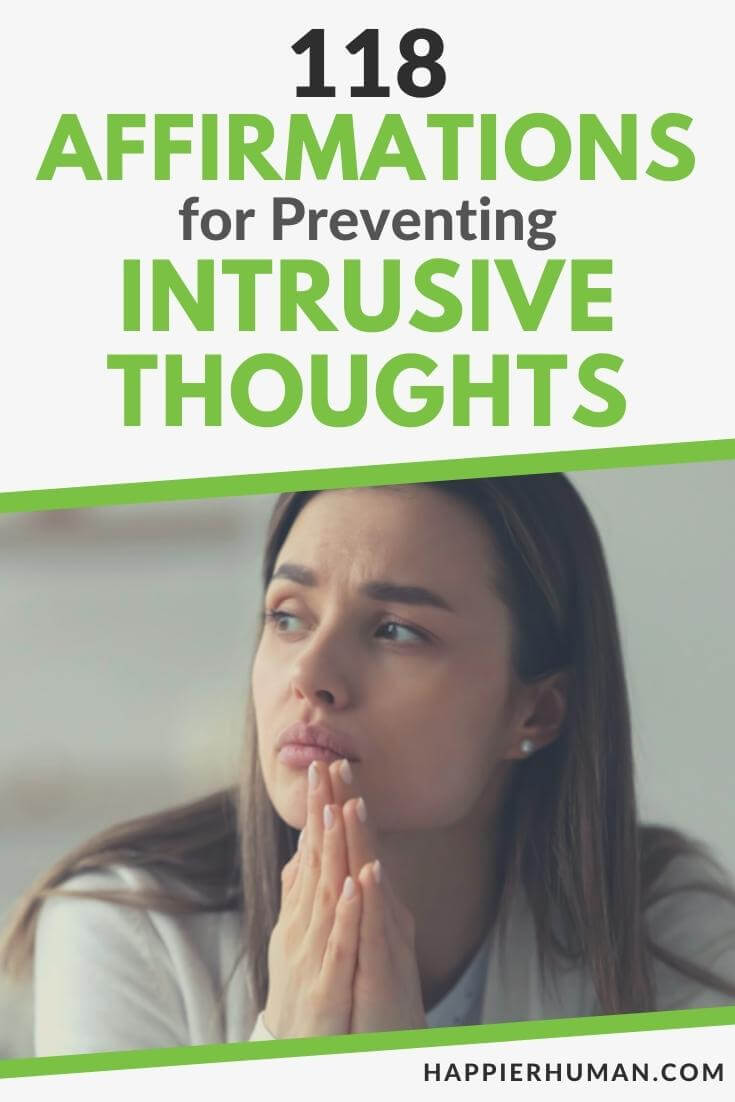 affirmations for intrusive thoughts | positive affirmations for ocd | mantras for obsessive thoughts