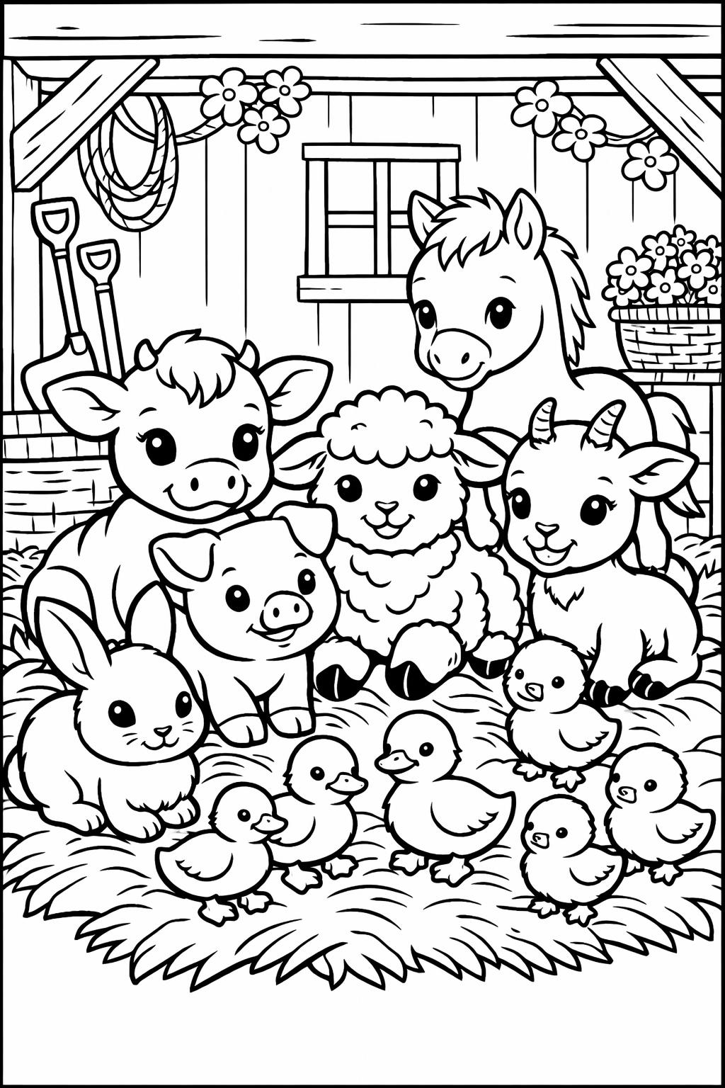 turkey coloring page | farm bird printable | seasonal coloring activity