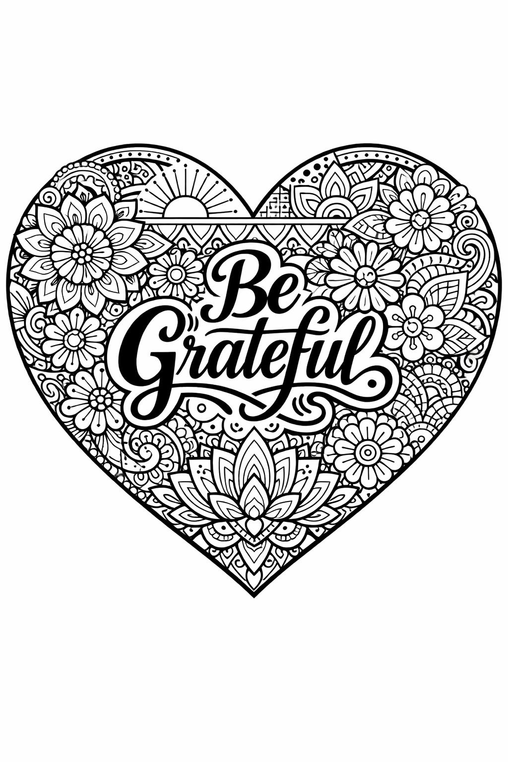 butterfly mindfulness coloring page | butterfly and flowers design | nature calming coloring sheet