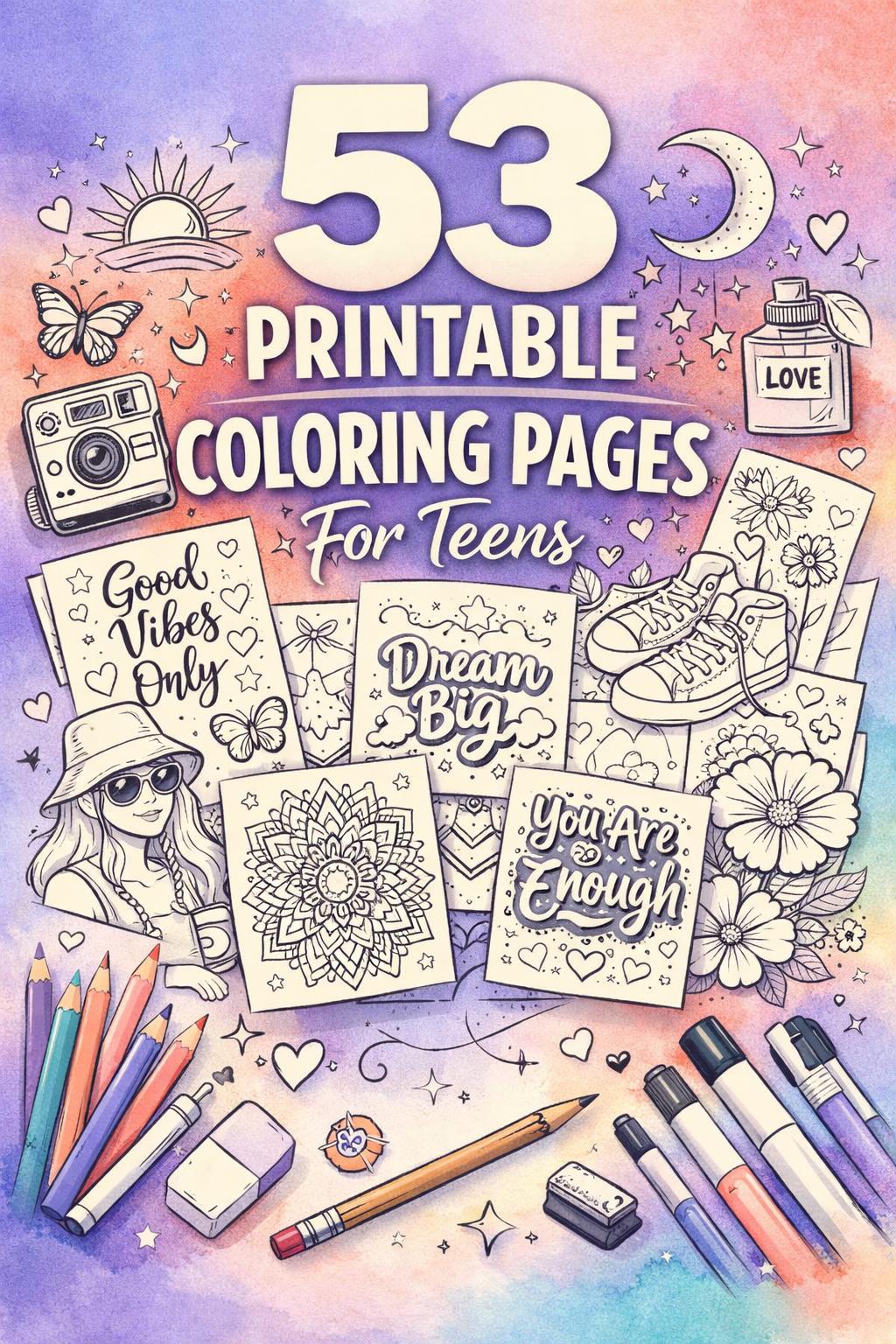 coloring pages for teens | teenage girl coloring pages | coloring pages for teens printable