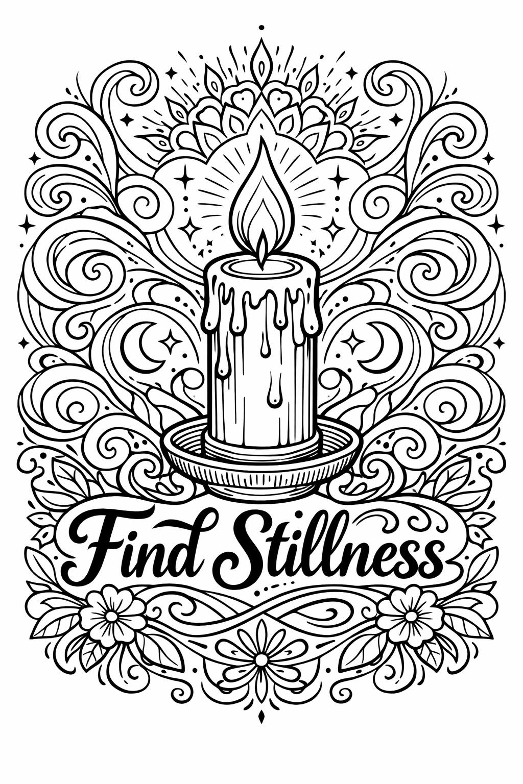 summer coloring page | sun themed design | bright calming sheet