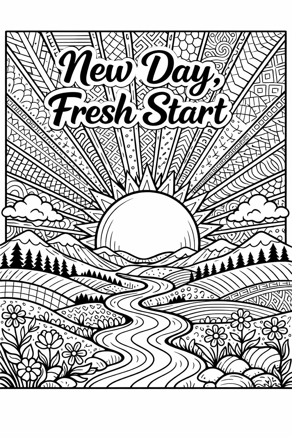 tribal pattern coloring page | bold symmetrical design | cultural calming sheet