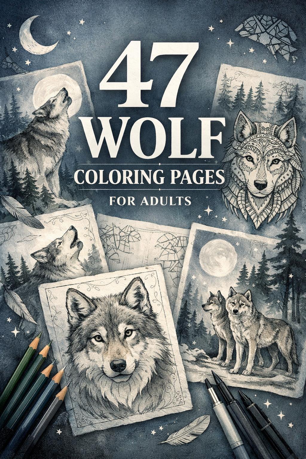 wolf coloring pages | mythical wolf coloring pages | wolf coloring pages for adults