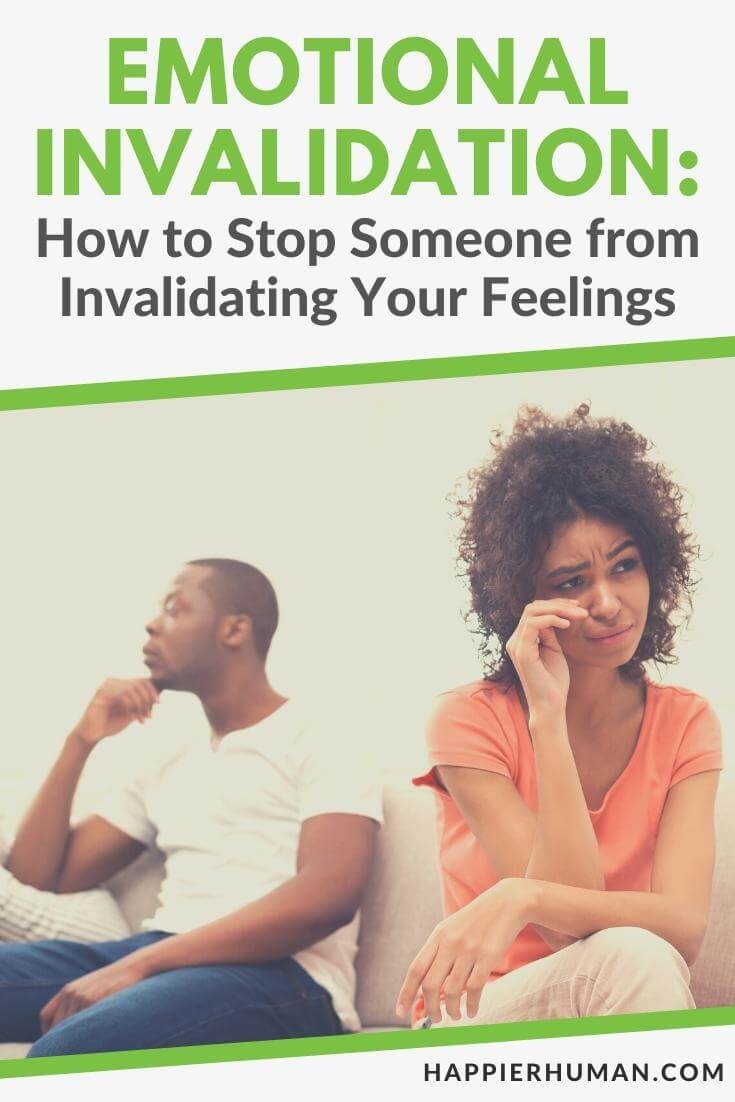 emotional invalidation | emotional invalidation examples | signs of emotional invalidation