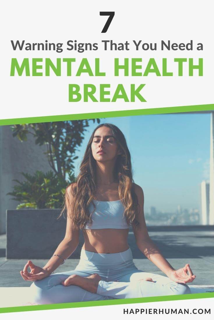 mental health break | mental health break meaning | mental health break from work