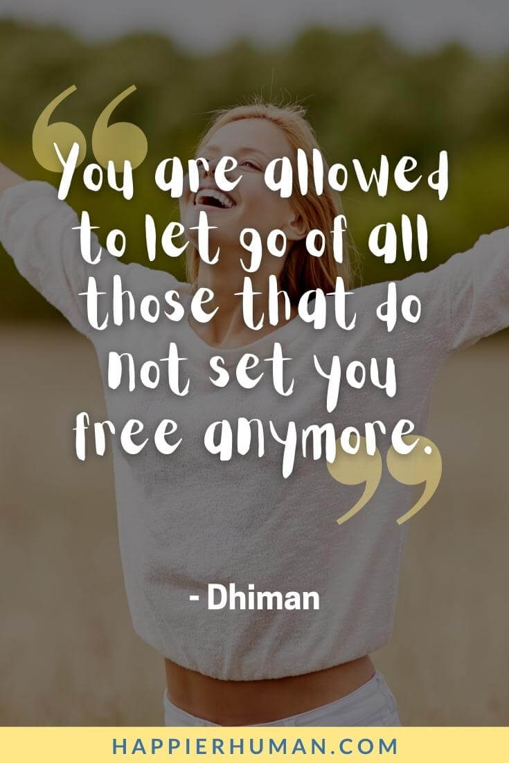 Starting Over Quotes - “You are allowed to let go of all those that do not set you free anymore.” - Dhiman | starting over quotes for instagram | losing everything starting over quotes | restart quotes