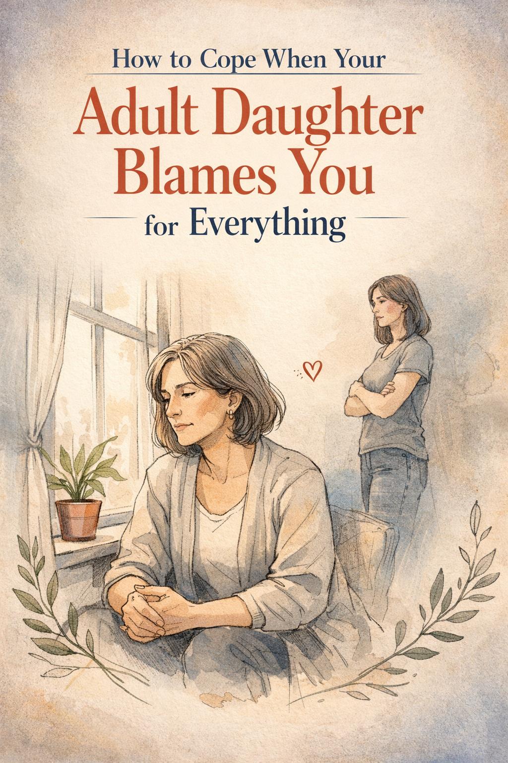 daughters who blame their mothers for everything | mothers are blamed for everything and i was tired of being blamed | why are daughters mean to their mothers