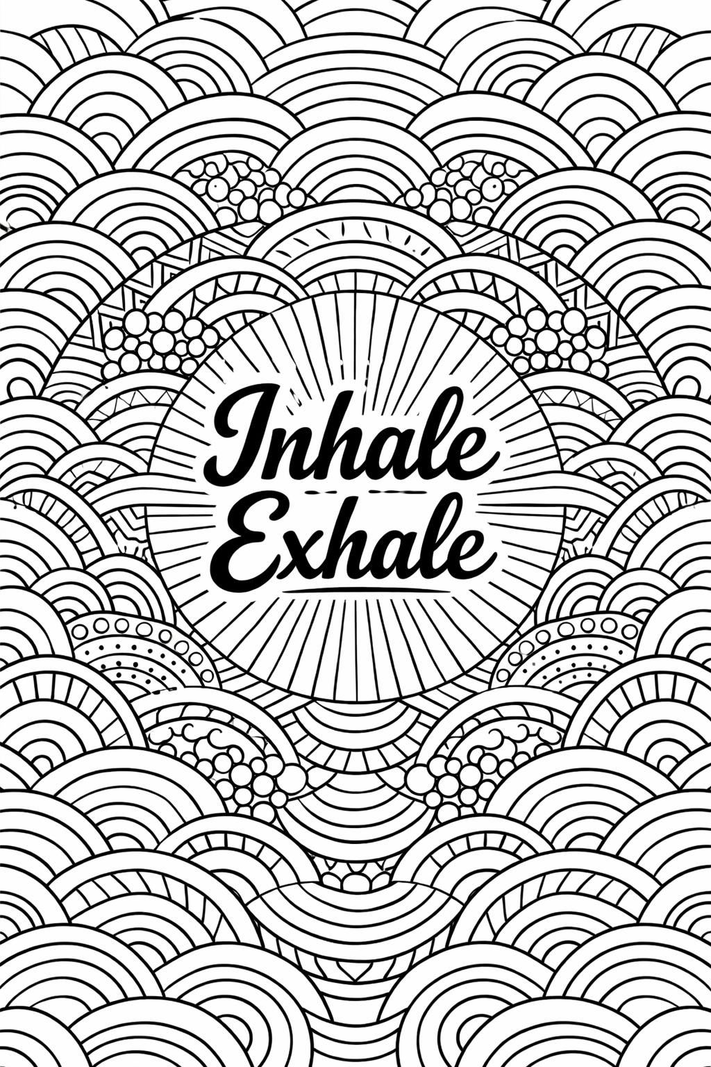 mandala anxiety coloring page | intricate calming design | peaceful mandala artwork