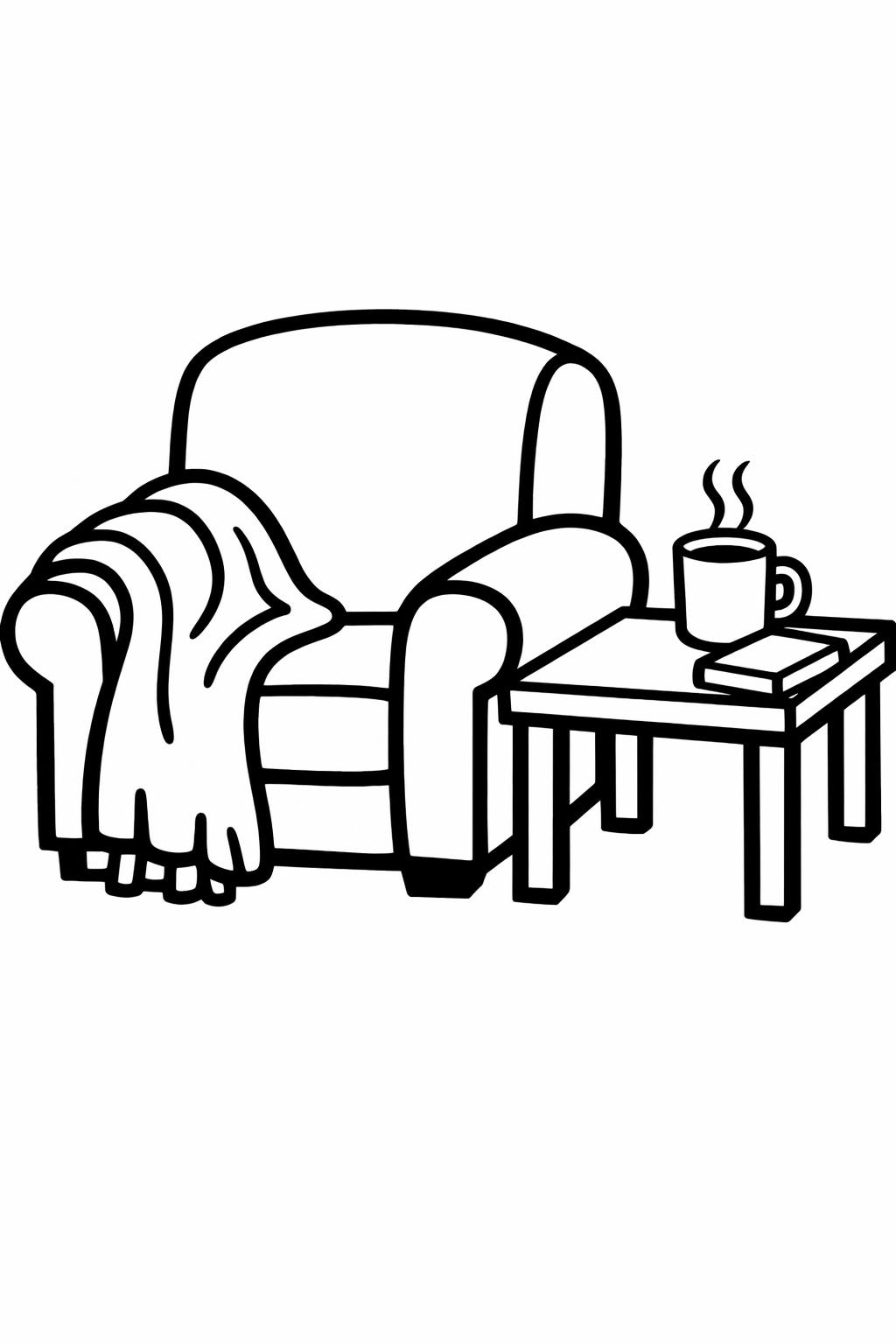 Easy coloring page for seniors with abstract patterns | Bold design coloring page | Simple adult coloring sheet