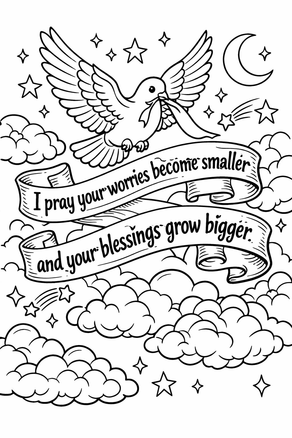 bible verse coloring page | scripture inspired design | uplifting faith artwork
