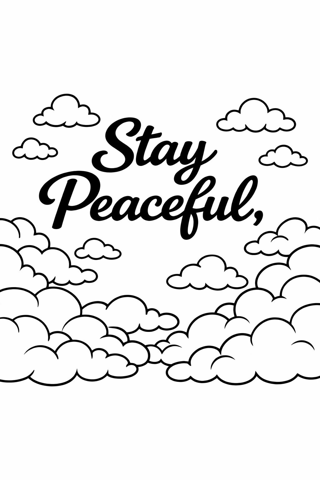 cute animal coloring page for kids | calming animal drawing for children | easy pet coloring sheet