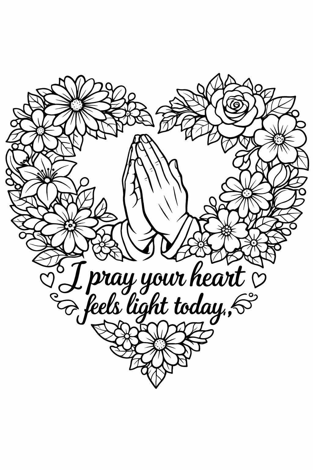angel coloring page | heavenly spiritual artwork | peaceful faith design