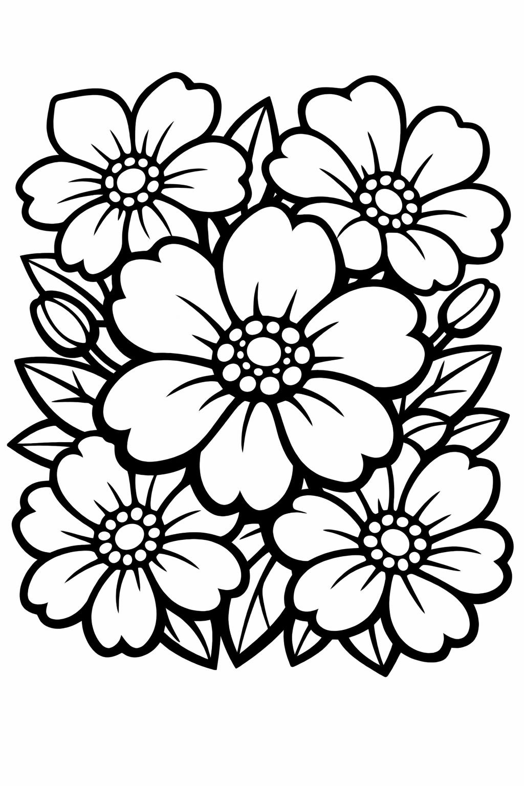 Easy coloring page for seniors with sun and clouds | Simple weather coloring page | Large print printable sheet