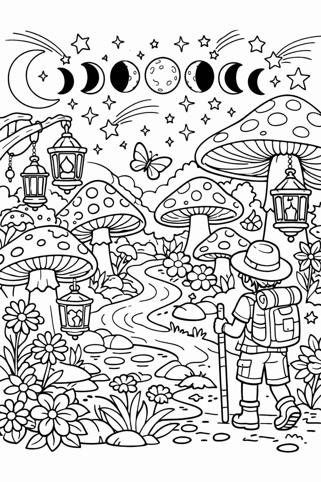 aesthetic quote coloring page | stylish inspirational message | trendy coloring design