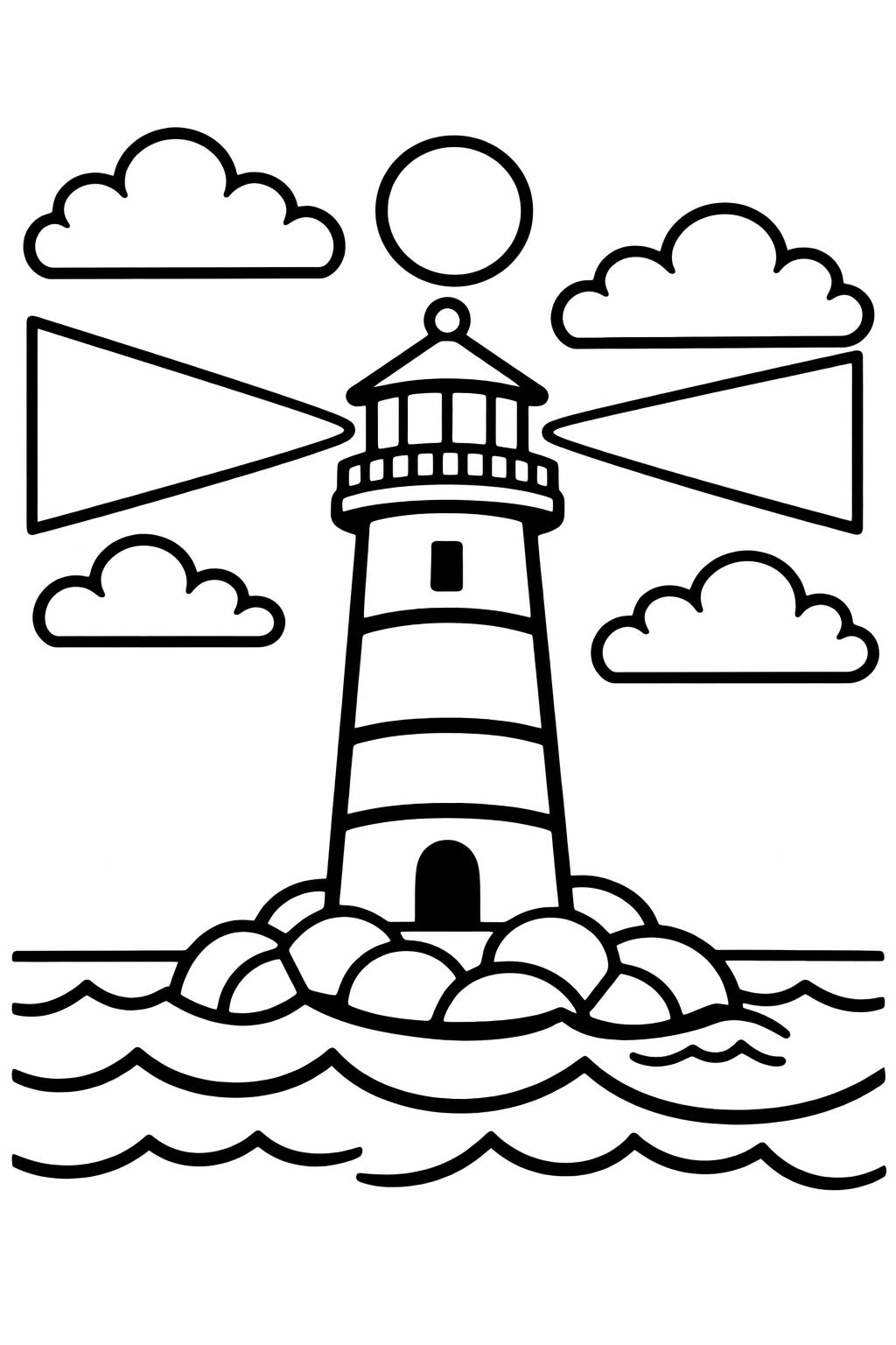 Easy coloring page for seniors with fruits | Simple food coloring page | Large print coloring sheet
