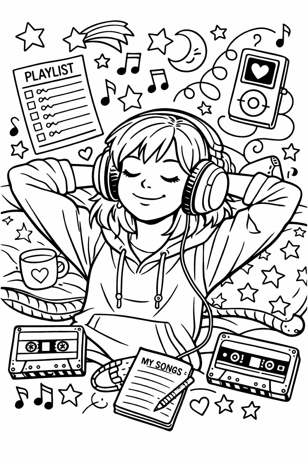 mandala coloring page for teens | intricate pattern design | calming creative artwork