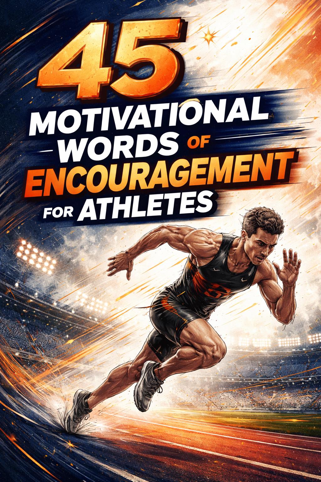 words of encouragement for athletes | encouraging words for student athletes | short motivational words for athletes
