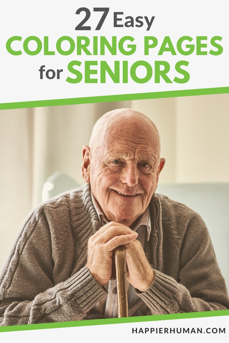 easy coloring pages for seniors | easy coloring pages for adults | free large print coloring pages for adults