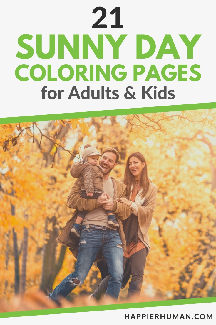 sunny day coloring pages | summer coloring pages | sunny coloring pages