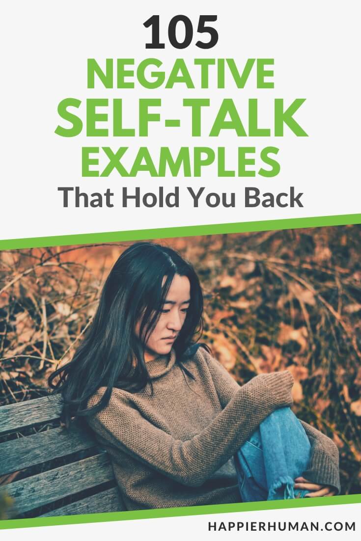 negative self talk examples | negative self talk examples for students | 10 negative self talk examples