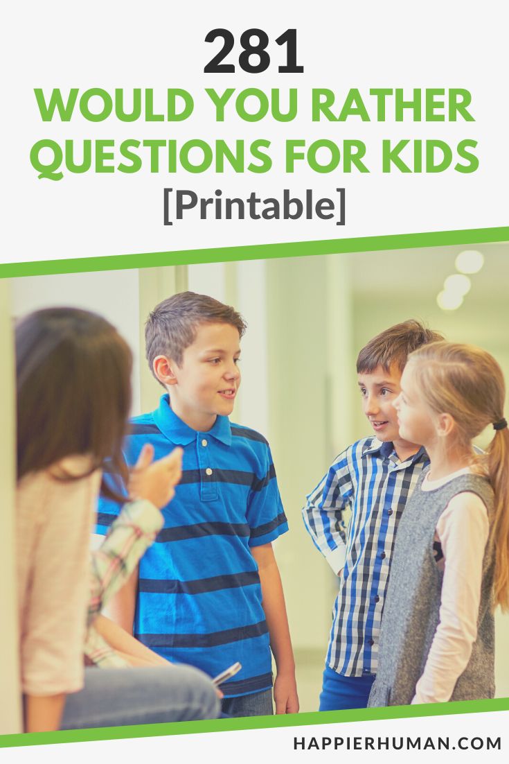 225 Would You Rather Questions for Kids - Parade