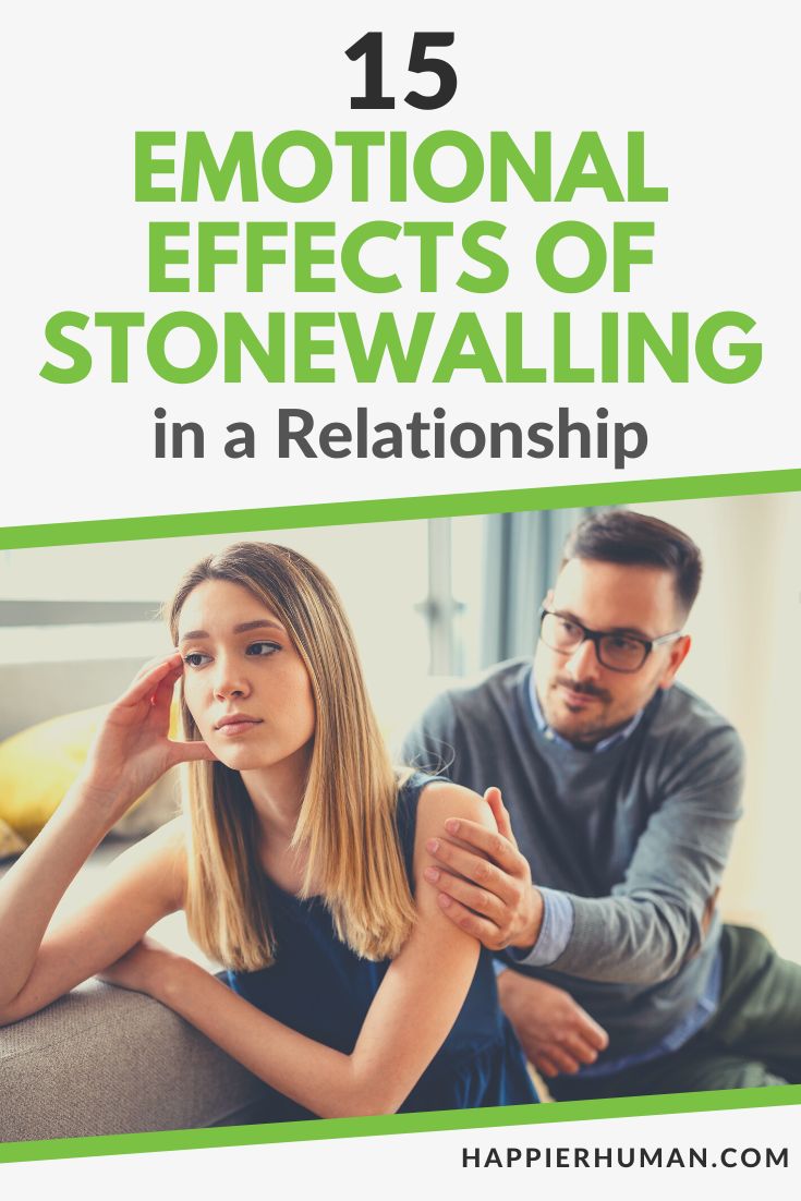 emotional effects of stonewalling | victim of stonewalling | how to respond to stonewalling