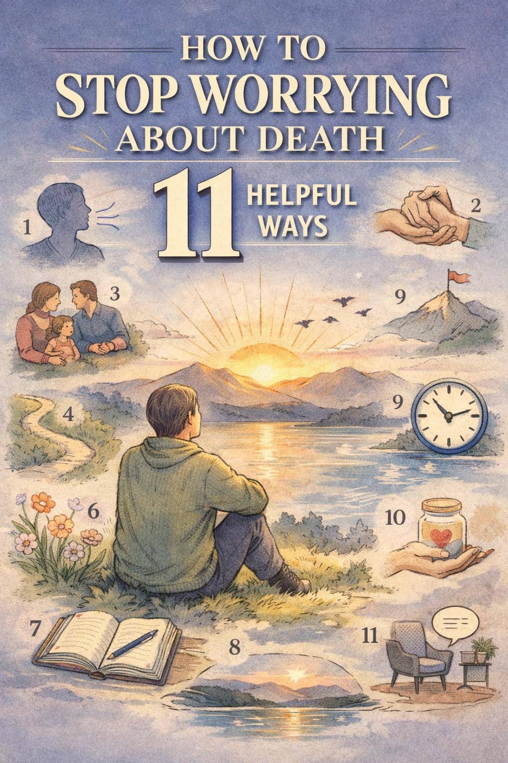 how to stop worrying about death | how to stop worrying about death of loved ones | how to stop worrying about death at night