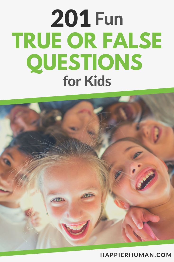 true or false questions for kids | true or false quiz questions funny | easy true or false questions and answers list