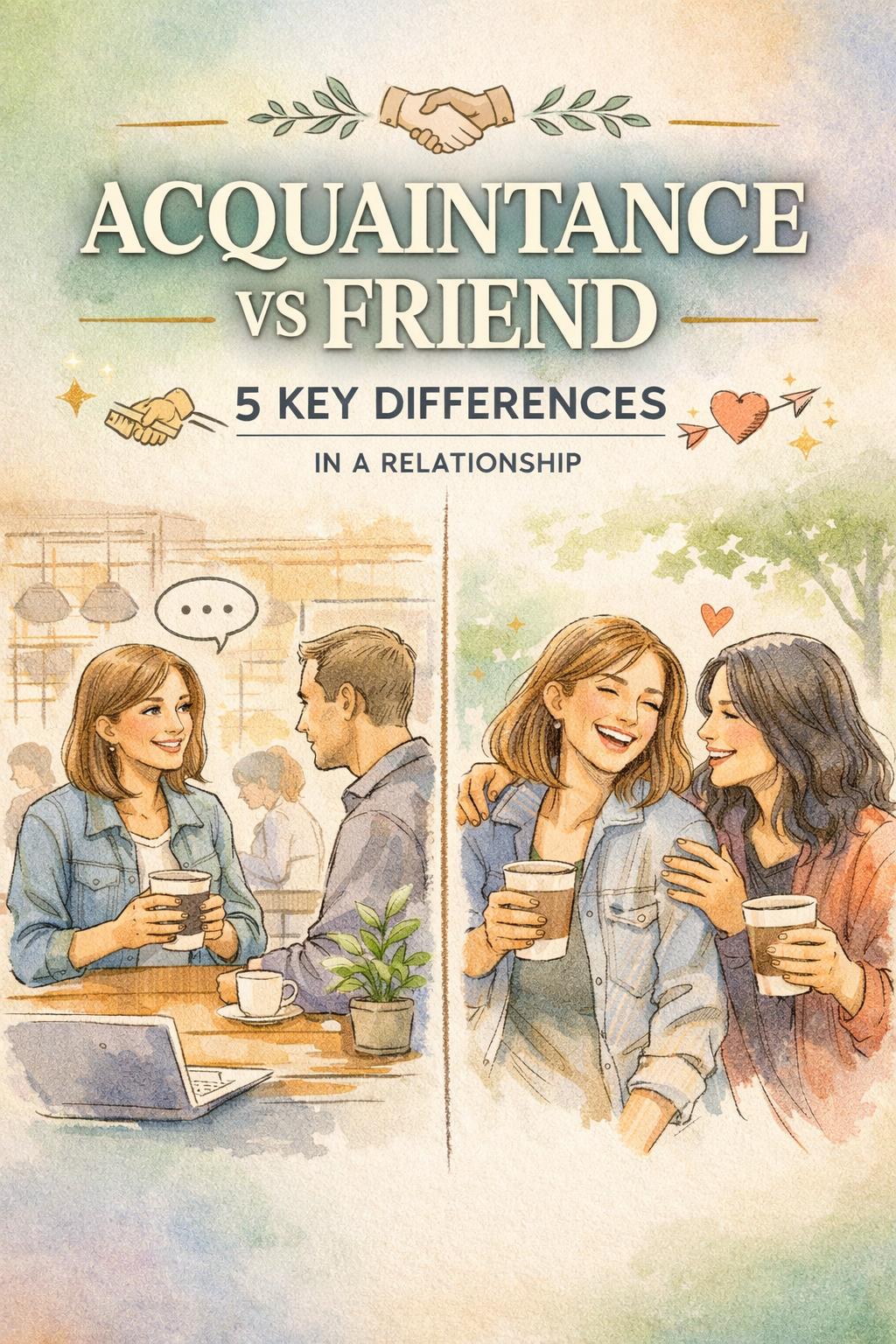 acquaintance vs friend | acquaintance vs friend vs best friend | acquaintance vs friend reddit