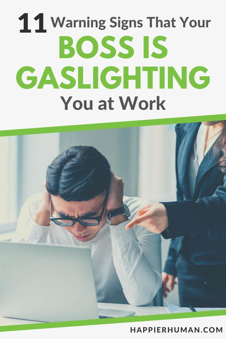 gaslighting boss | gaslighting boss examples | is my boss gaslighting me quiz