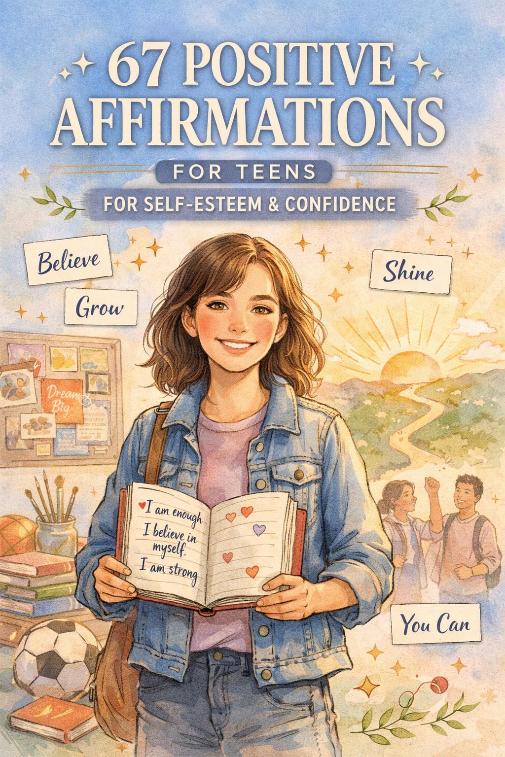 positive affirmations for teens | positive affirmations for students | list of positive affirmations for students