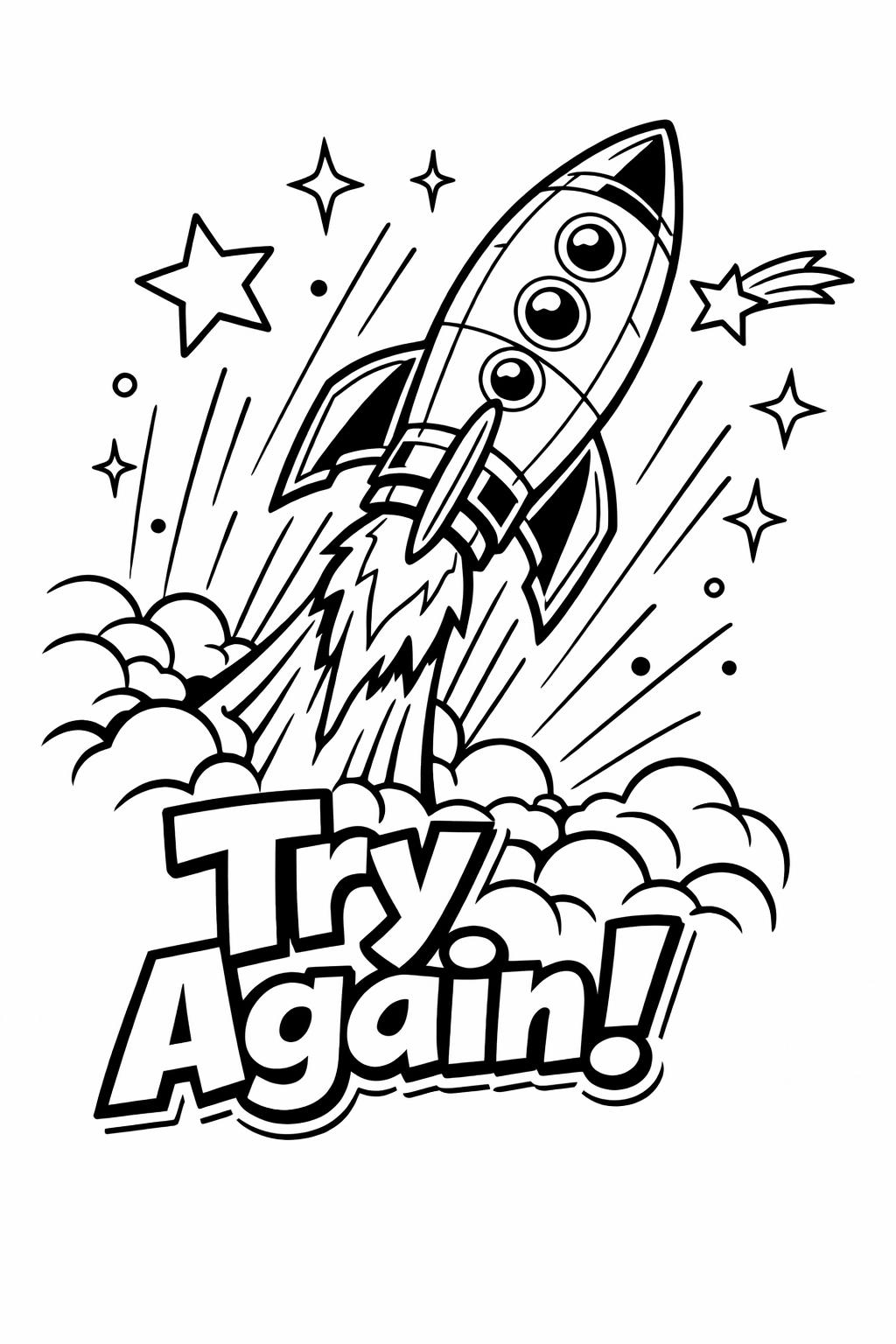 Shine Bright coloring page | Inspirational kids printable | Positive kids activity sheet