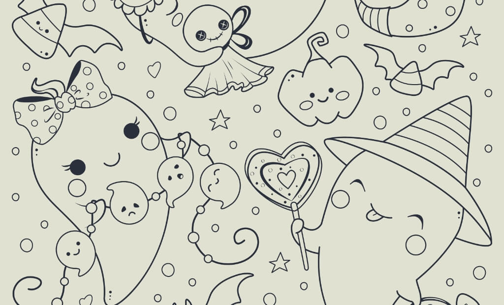 Free Cute Coloring Pages & Kawaii Printables for Kids