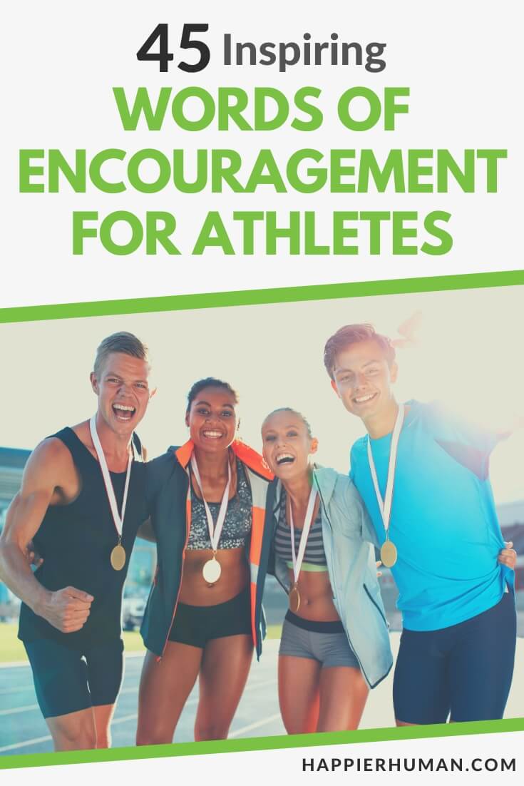 words of encouragement for athletes | encouraging words for student athletes | short motivational words for athletes