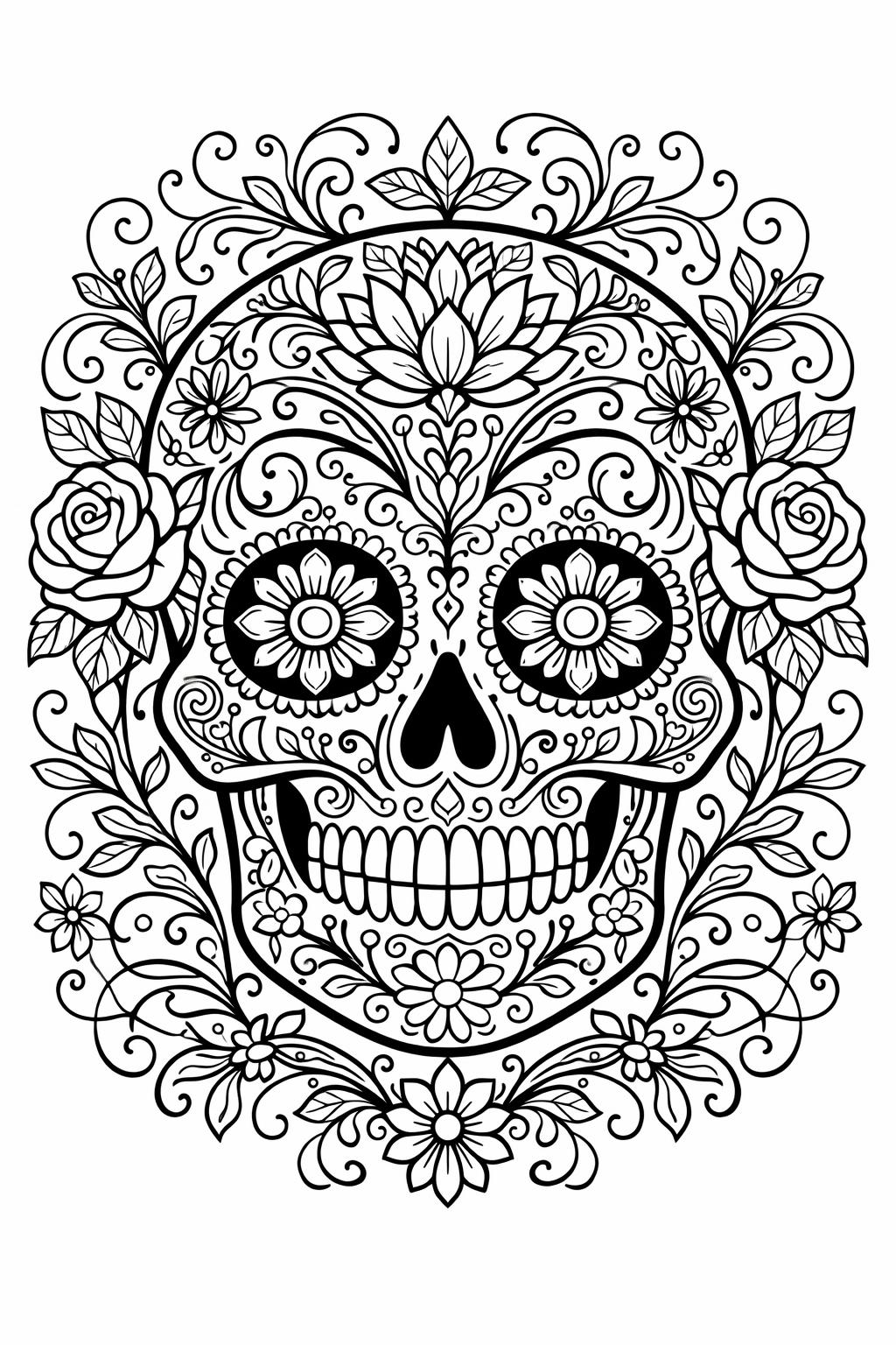 vintage style coloring page | retro pattern coloring | classic ornamental design
