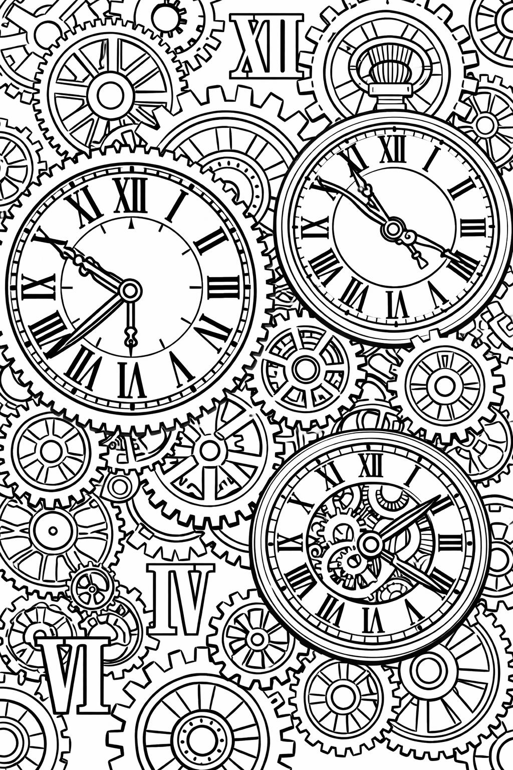 abstract adult coloring page | complex pattern coloring sheet | artistic line art design