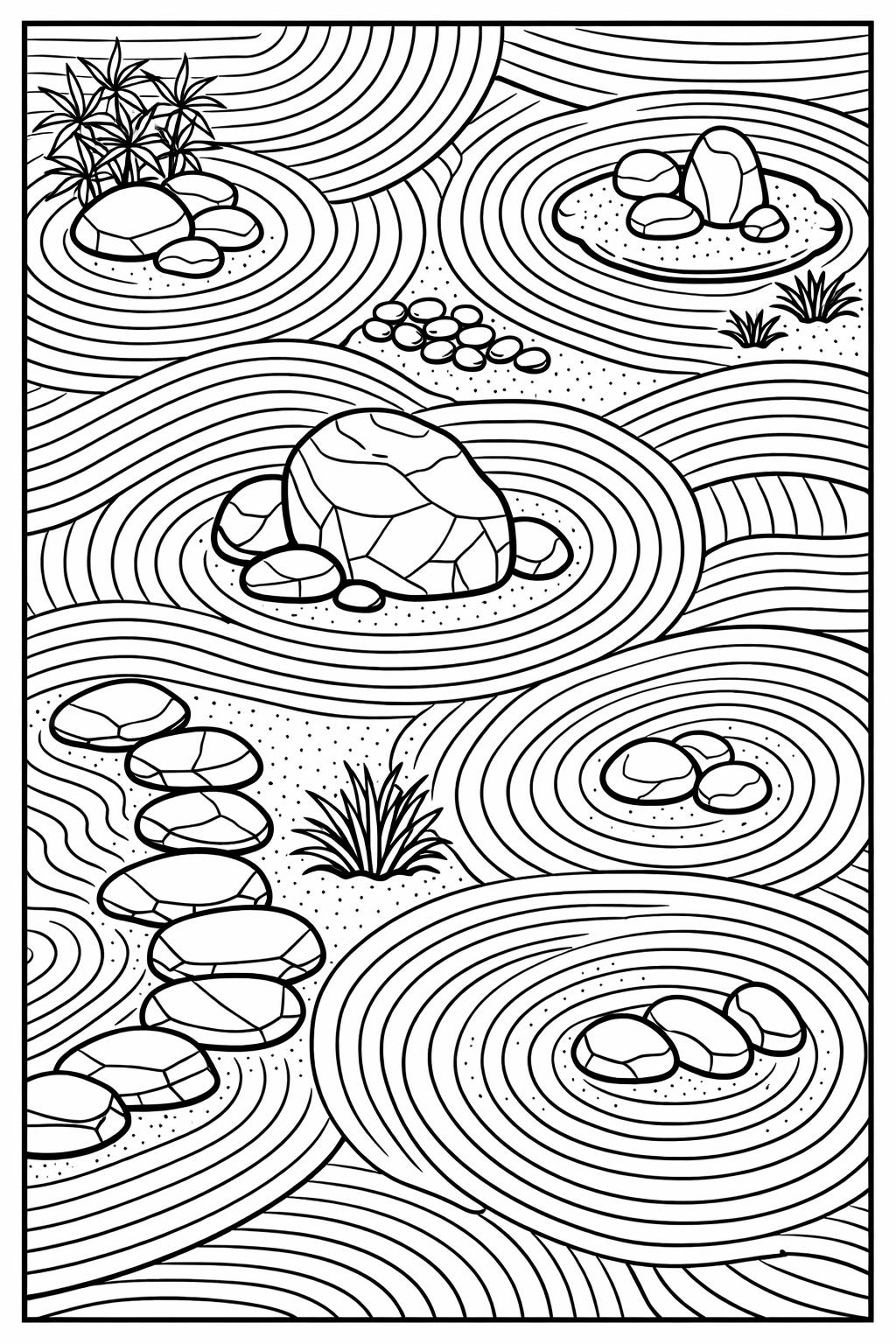 intricate floral adult coloring page | detailed flower pattern coloring | botanical line art for adults