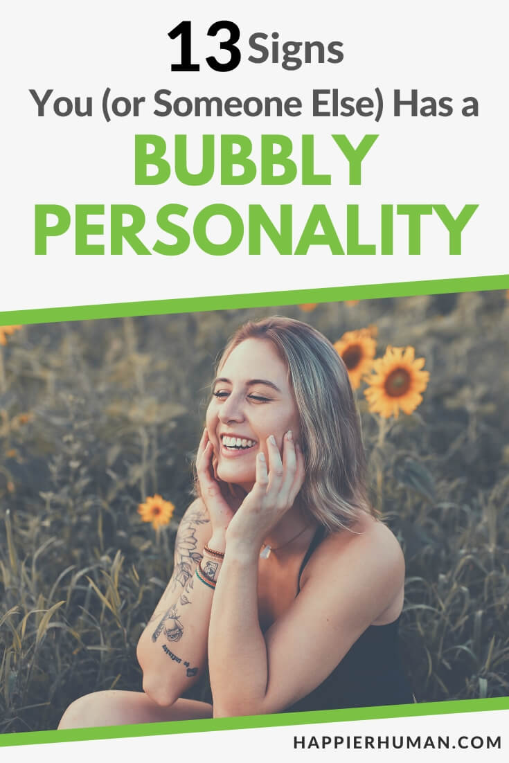 bubbly personality | what is a bubbly personality | bubbly personality traits