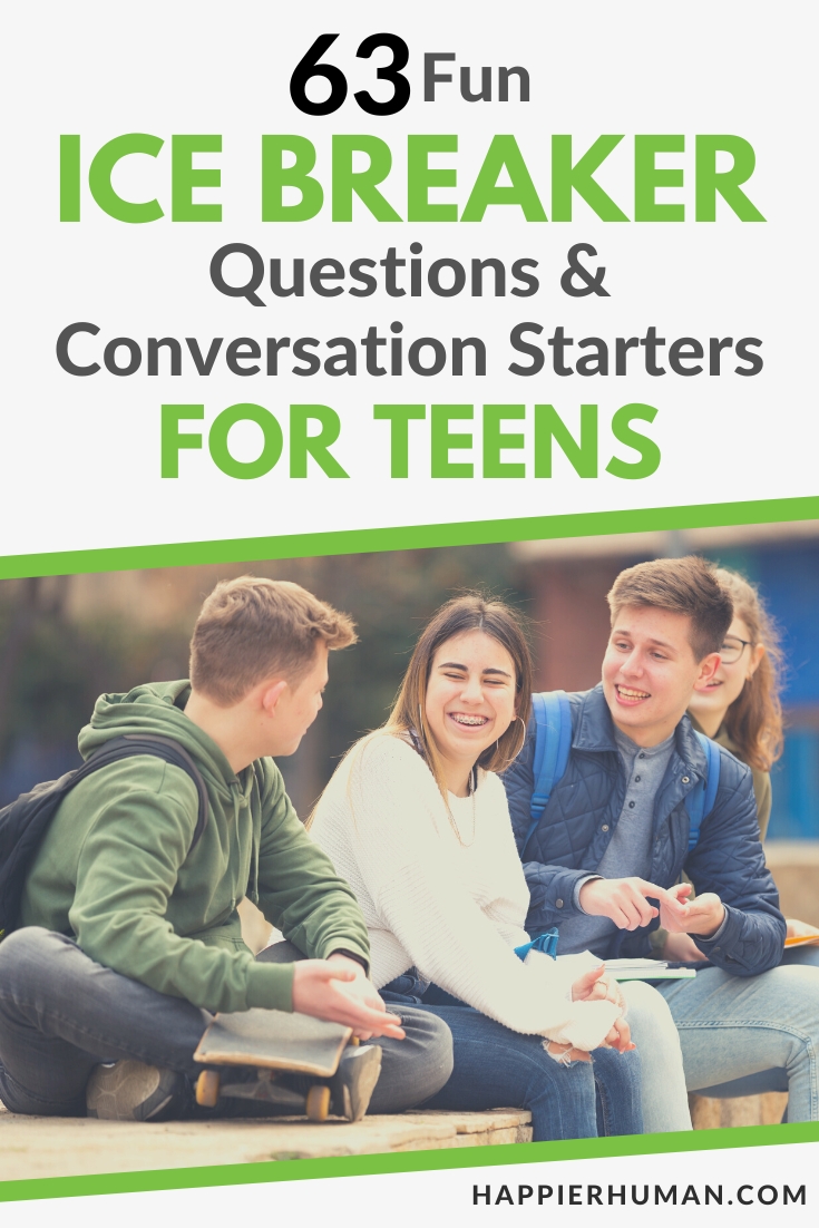 ice breakers for teens | ice breakers for young adults | ice breaker games for high schoolers