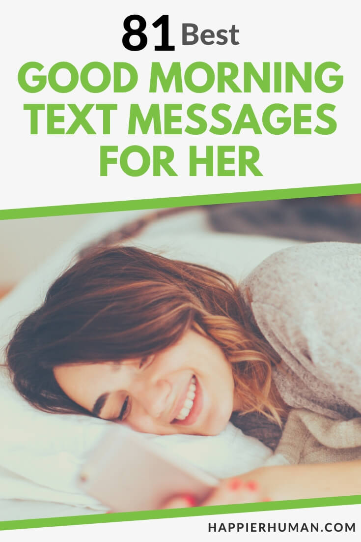 good morning text messages for her | good morning message to make her fall in love | good morning text to make her smile