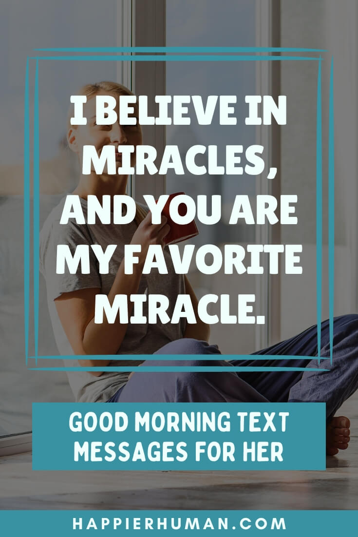 romantic good morning text for her | good morning text to make her smile | flirty good morning texts for her