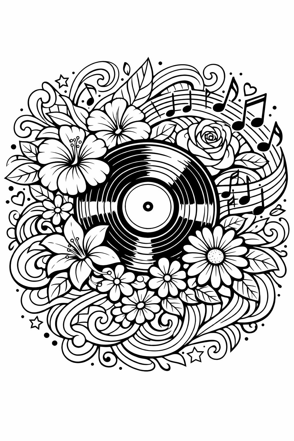 cozy aesthetic coloring page | warm simple illustration | relaxing home style design