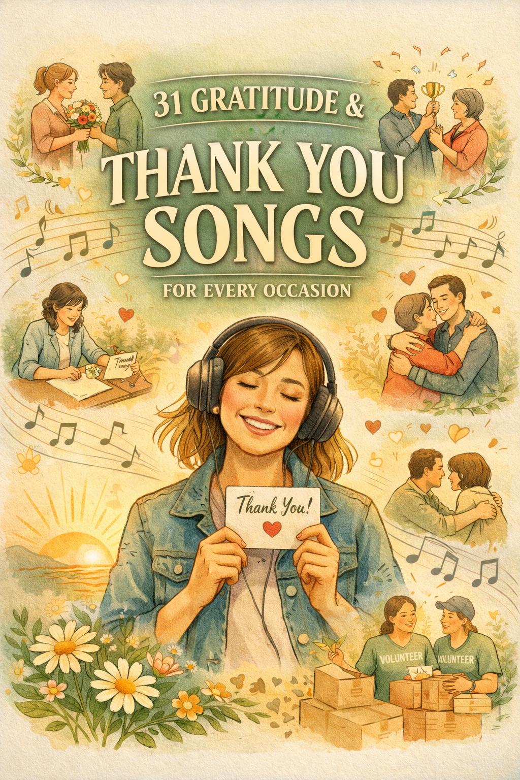gratitude songs | thank you songs | songs of hope and appreciation