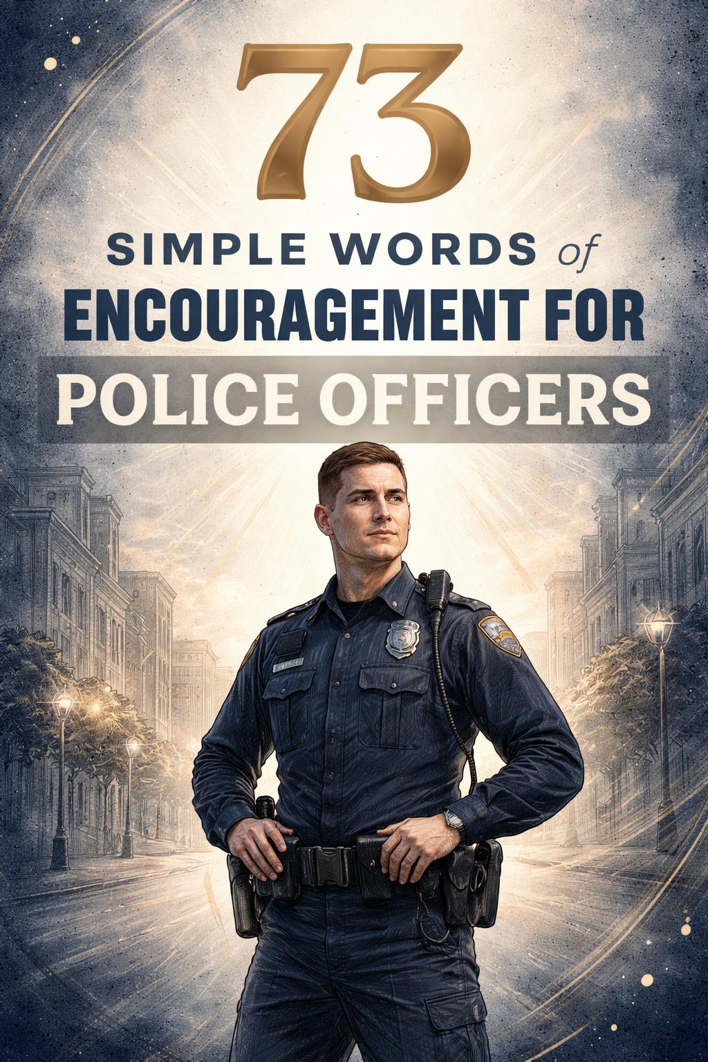words of encouragement for police officers | affirmations for police officers | simple words of encouragement for police officers