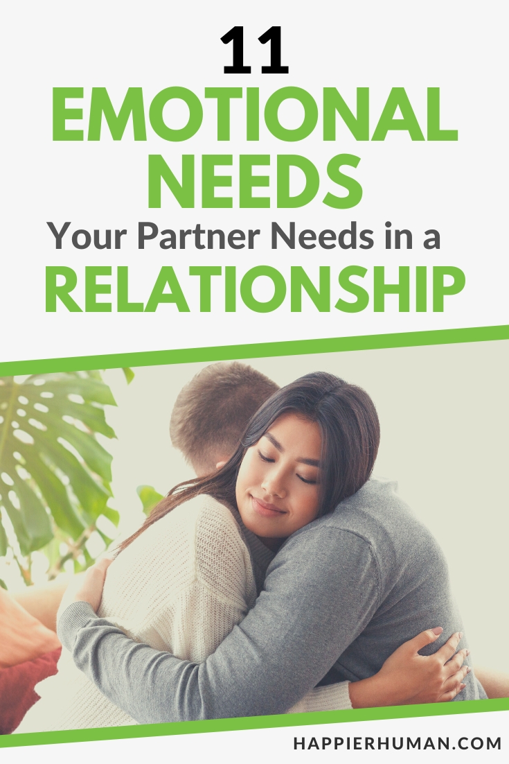 emotional needs in a relationship | important emotional needs | emotional needs