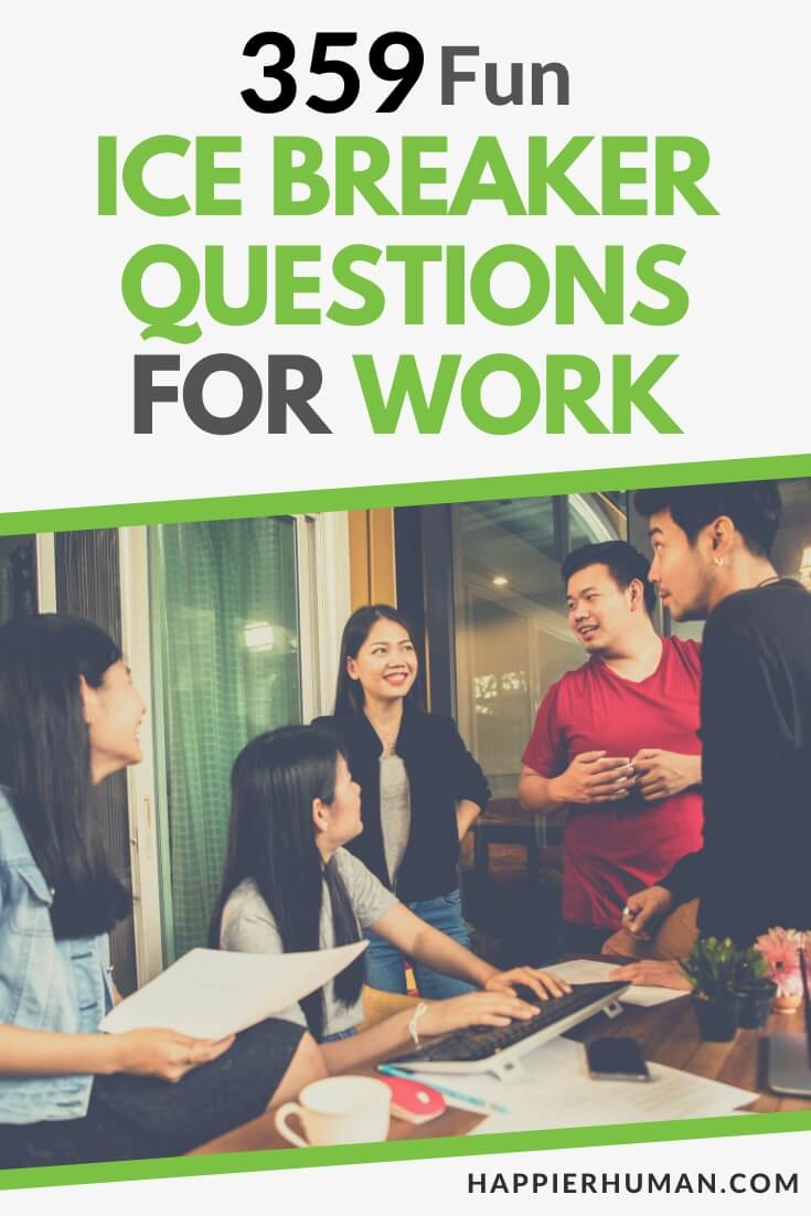 ice breaker questions for work | fun icebreaker questions | fun icebreaker questions for work