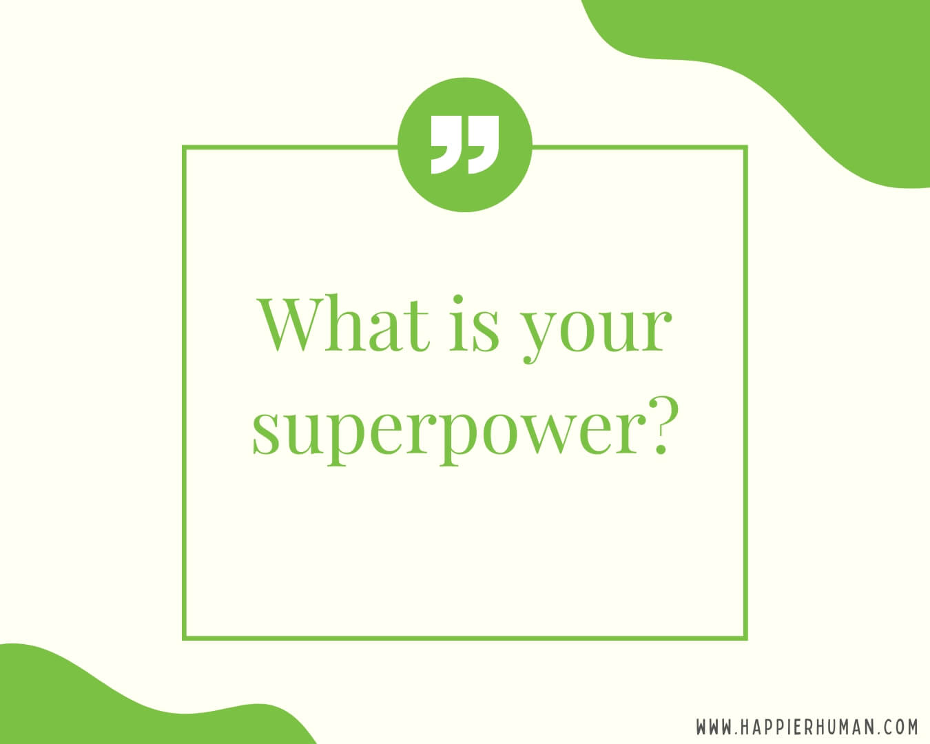 Add a dash of excitement to your work meetings with our ice breaker questions, like "What is your superpower?" designed to enhance team dynamics and open communication. Perfect for any team gathering looking to create a welcoming and engaging atmosphere.Icebreaker Questions | Team Building Activities | Workplace Fun | Meeting Starters | Employee Engagement | Superpower Question | Communication Skills | Corporate Interaction | Career | Job