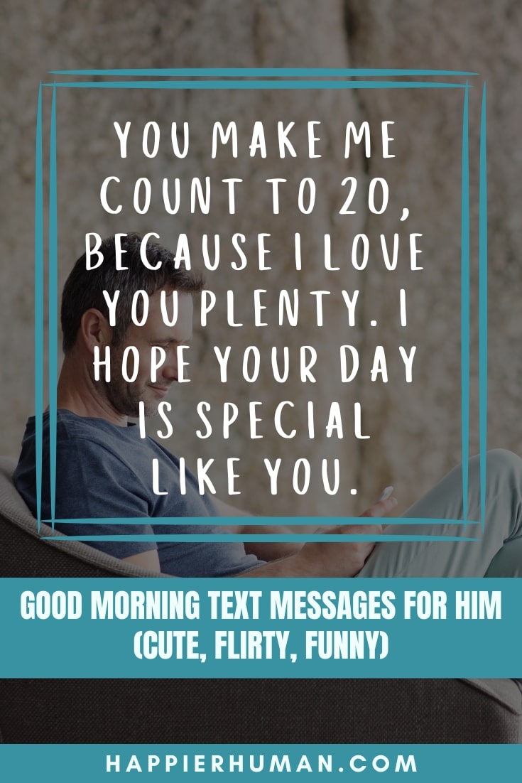 good morning text for him | cute good morning texts | flirty good morning handsome quote